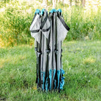 Parc bébé portable My Play Deluxe Extra Large barrières de sécurité intérieures et extérieures - Bleu Aqua