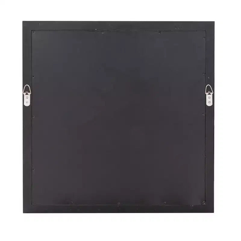 20"x20" Square Wall Mirror: Champagne Silver Leaf Trim, Art Deco Style, Wall Mount