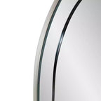 Miroir mural rectangulaire 45,5 po x 30,75 po avec cadre en bois gris fumé miroir : design moderne, aucun assemblage requis