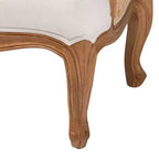 bali & pari Fauteuil d'appoint Sylvestra : Assise basse, Bois de bayur, Rembourrage en mousse, Aucun assemblage requis