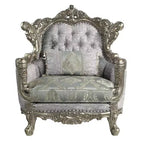 Fauteuil d'appoint Miliani en tissu/bronze antique de 44,5 po