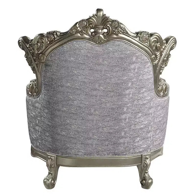 Fauteuil d'appoint Miliani en tissu/bronze antique de 44,5 po