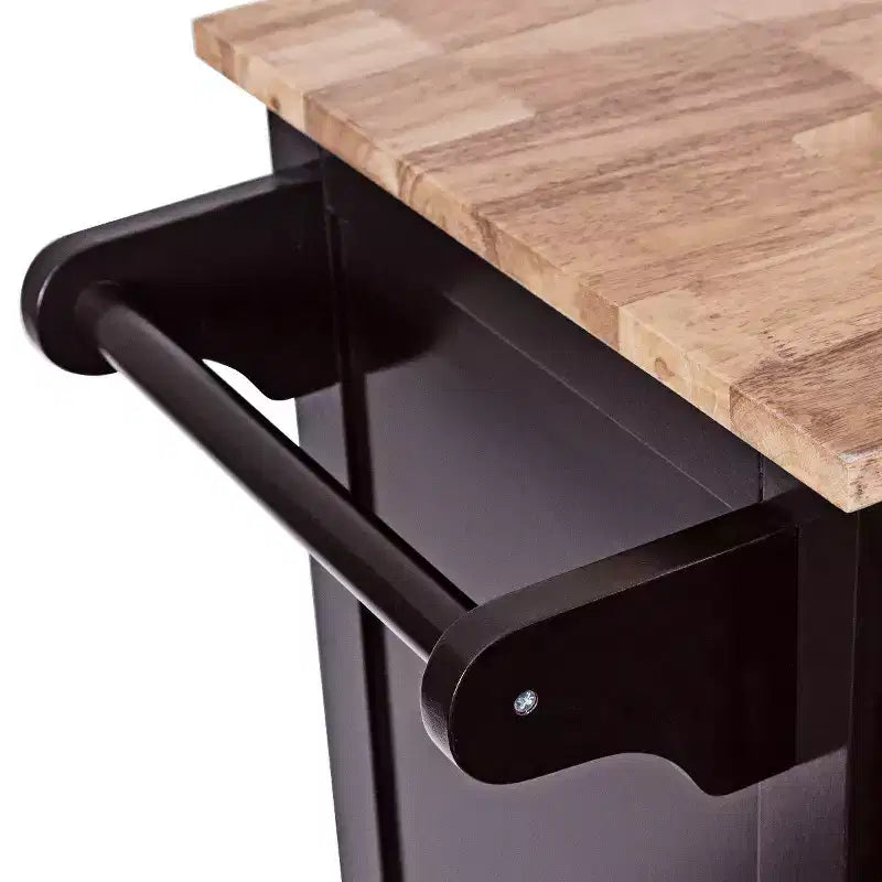 Desserte de cuisine roulante Îlot de rangement robuste Chariot meuble d'appoint