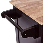 Desserte de cuisine roulante Îlot de rangement robuste Chariot meuble d'appoint