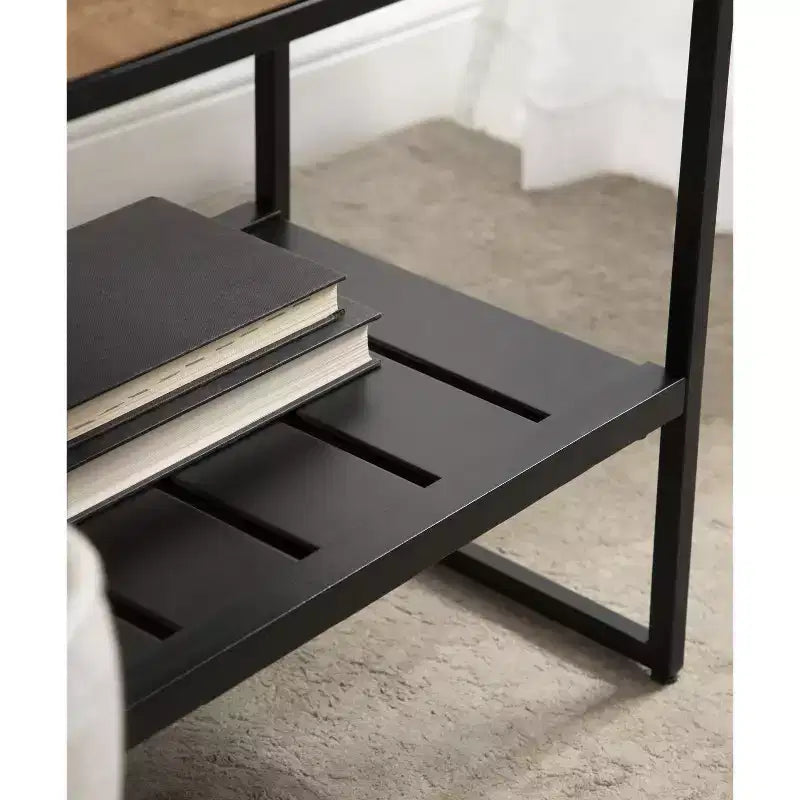 Table d'appoint Malone en bois et métal