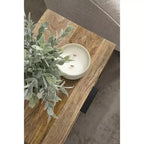 Table d'appoint Malone en bois et métal