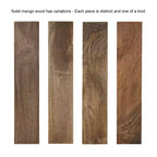 Table d'appoint Malone en bois et métal