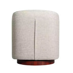 Fauteuil d'appoint de style club avec base pivotante à 360 degrés et accoudoirs inclinés