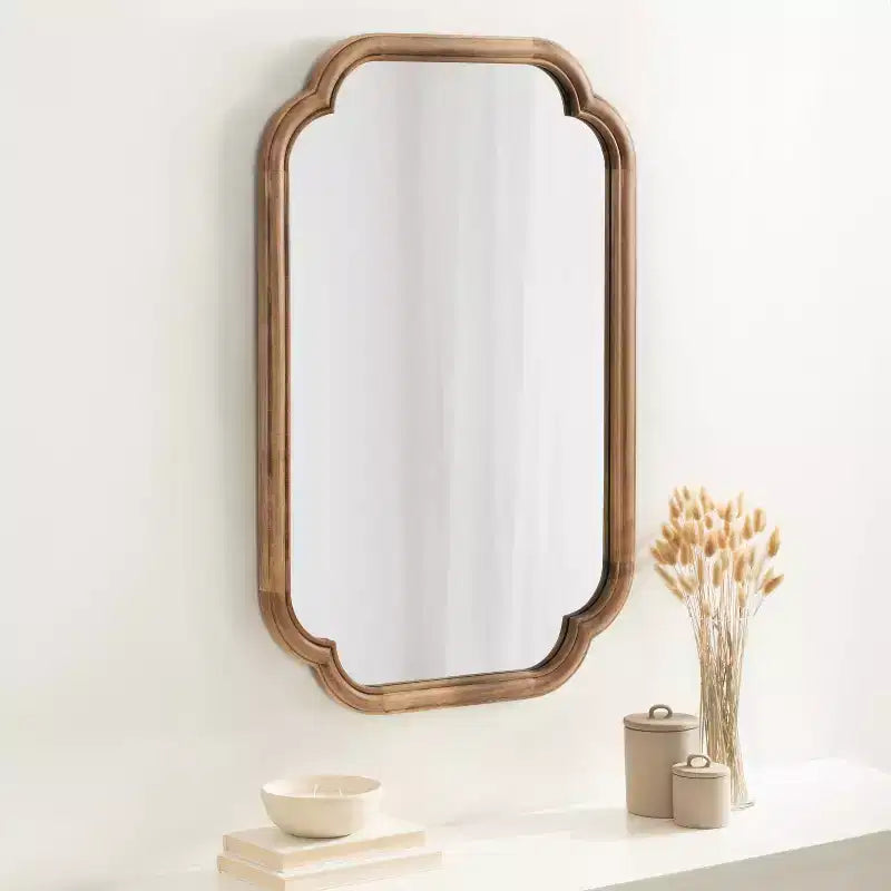 Miroir Mural Glenby Scallop 24x36 - Tout pour la Décoration