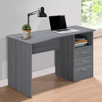 Bureau informatique classique avec tiroirs multiples