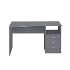 Bureau informatique classique avec tiroirs multiples