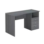 Bureau informatique classique avec tiroirs multiples