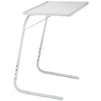 Ma table de télévision pliante réglable My Comfy TV Table Mate - Blanc