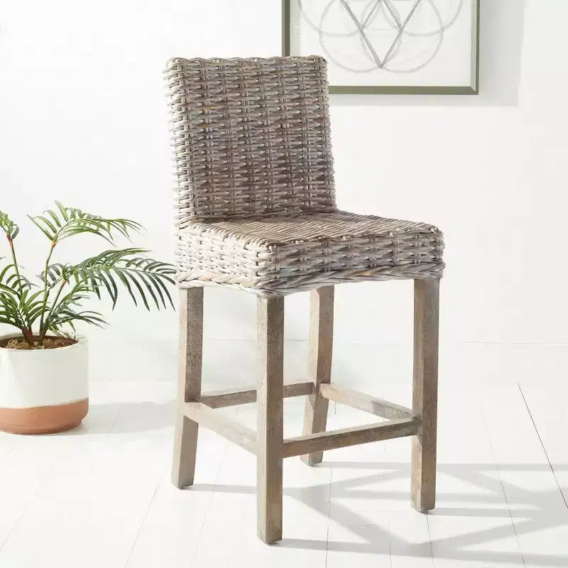 Tabouret de bar en rotin Tobie - BST6501