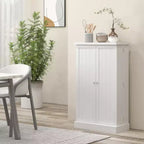 Meuble de rangement pour garde-manger de cuisine 41, armoire de cuisine autonome avec portes doubles, étagère à 5 niveaux, 12 casiers à épices et étagères réglables