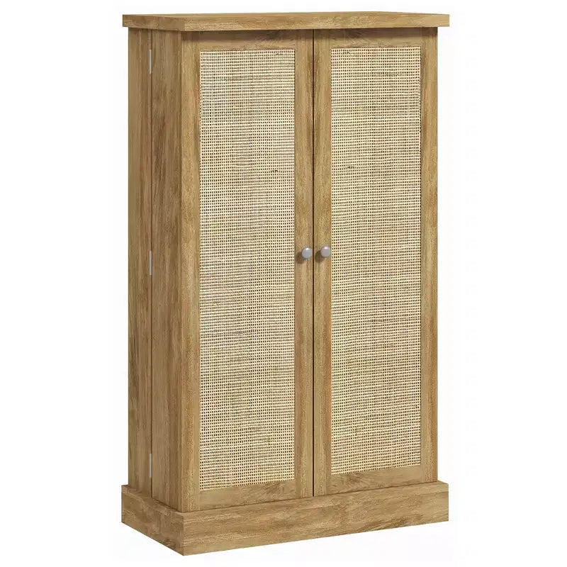 Meuble de rangement pour garde-manger de cuisine 41, armoire de cuisine autonome avec portes doubles, étagère à 5 niveaux, 12 casiers à épices et étagères réglables