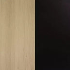 Meuble de rangement Mason en bois et verre avec portes