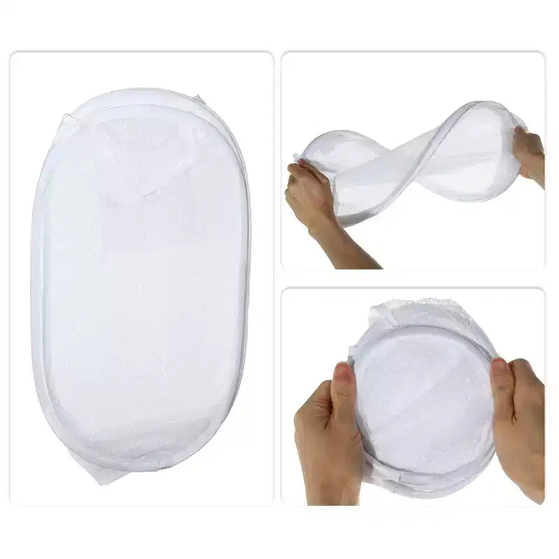 Panier à linge en maille pliable 40 litres 1 pièce