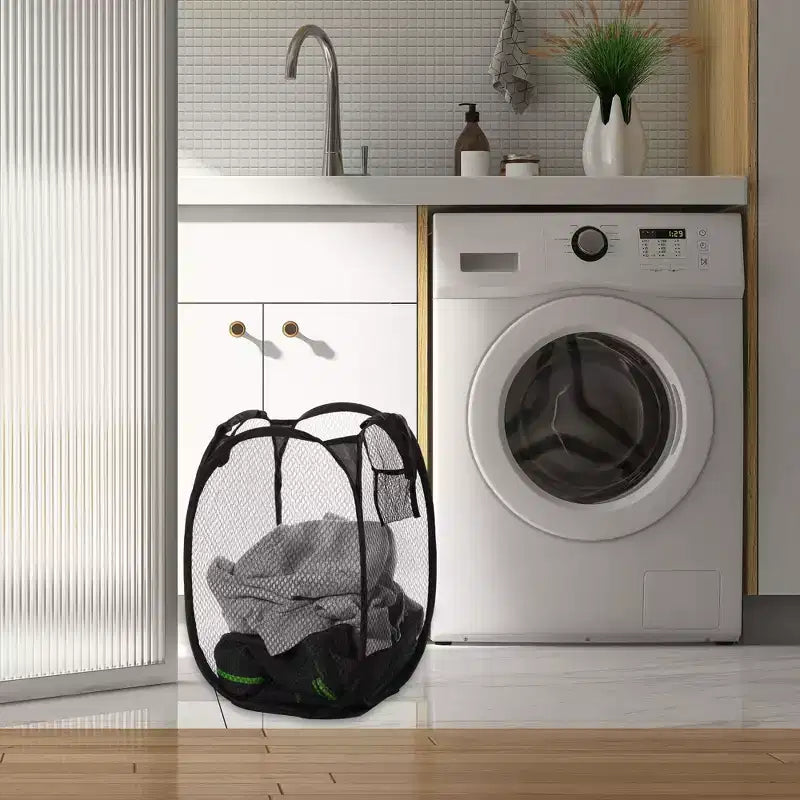 Panier à linge en maille pliable 40 litres 1 pièce