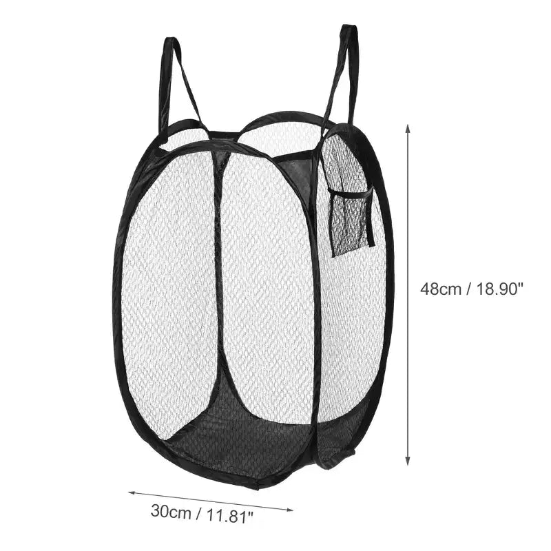 Panier à linge en maille pliable 40 litres 1 pièce