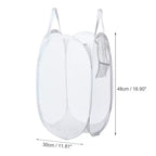 Panier à linge en maille pliable 40 litres 1 pièce