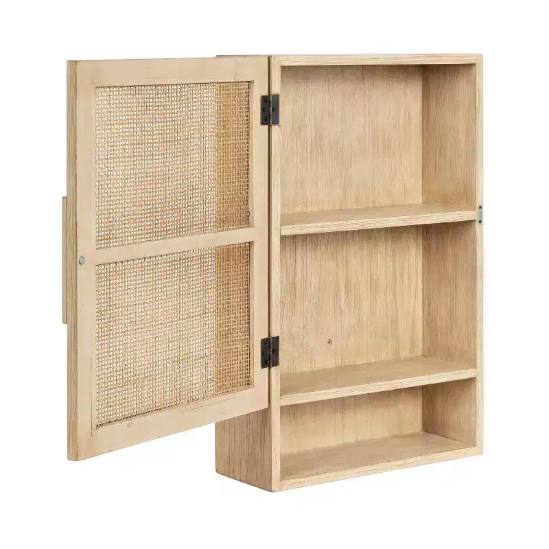 All Things Decor Ori Meuble Haut Mural en Rotin Naturel