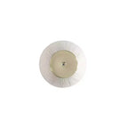 Table d'appoint Anderson moderne en similicuir avec plateau en céramique aspect marbre