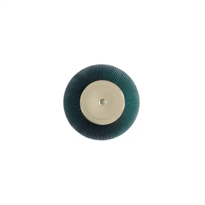 Table d'appoint Anderson moderne en similicuir avec plateau en céramique aspect marbre