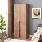 Armoire penderie 2 portes et 2 tiroirs Lee