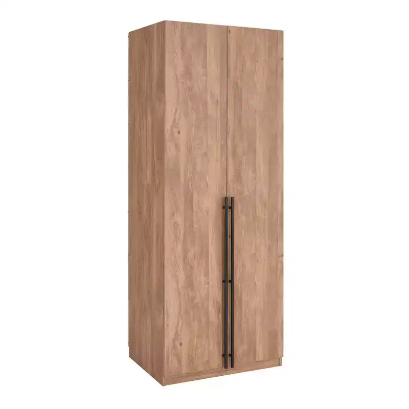 Armoire penderie 2 portes et 2 tiroirs Lee