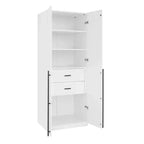 Armoire penderie 2 portes et 2 tiroirs Lee