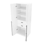 Armoire penderie 2 portes et 2 tiroirs Lee
